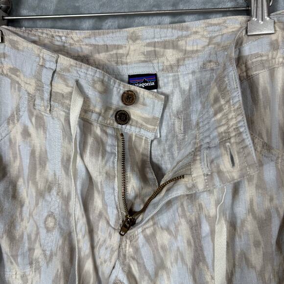 Patagonia Island Hemp Pants Womens 10 Low rise Printed - Picture 6 of 14